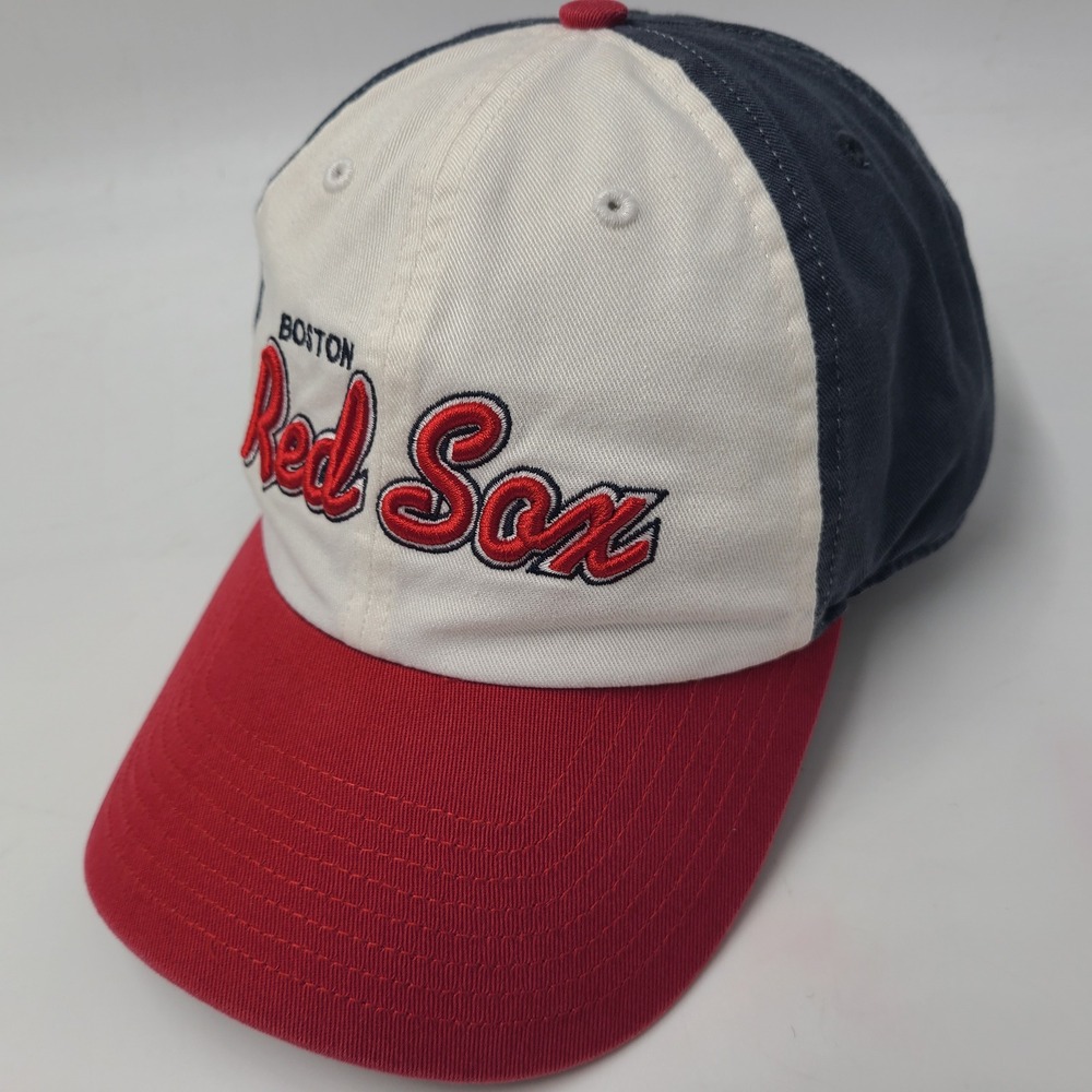 Boston Red Sox Hat Fitted XL Twins Enterprise Franchise White Blue Red MLB Men